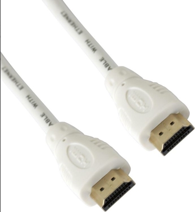 Изображение Kabel Manhattan HDMI - HDMI 3m biały (ICOC-HDMI-4-030NWT)