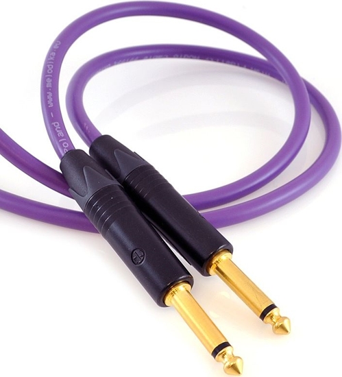 Picture of Kabel Melodika Jack 6.3mm  - Jack 6.3mm 4m fioletowy