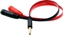 Изображение Kabel Mozos Jack 3.5mm - Jack 3.5mm x2 0.2m czerwony (ASM-1)
