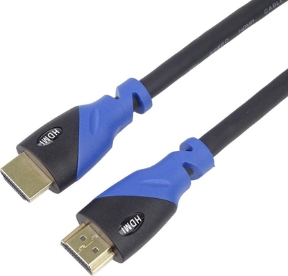 Attēls no Kabel PremiumCord HDMI - HDMI 2m niebieski (kphdm2v2)