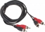 Изображение Kabel RCA (Cinch) x2 - RCA (Cinch) x2 1.8m czarny (2C-W/2C-W-1.8M)