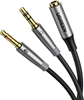 Picture of Ugreen AV193 Audio Cable 3.5mm Jack female - x2 male / 0.2m