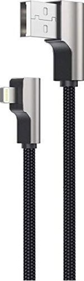 Изображение Kabel USB Aukey USB-A - Lightning 2 m Czarny (CB-AL01 BLACK)