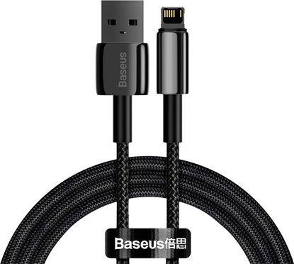 Attēls no Baseus CALWJ-01 Tungsten Gold USB - Lightning Cable 1m
