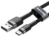 Picture of Kabel USB Baseus USB-A - USB-C 0.5 m Czarno-szary (CATKLF-AG1)