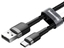 Attēls no Kabel USB Baseus USB-A - USB-C 0.5 m Czarno-szary (CATKLF-AG1)