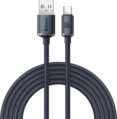 Изображение Kabel USB Baseus USB-A - USB-C 2 m Czarny (BSU3102BLK)