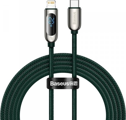 Picture of Kabel USB Baseus USB-C - Lightning 2 m Zielony (BSU2889GRN)