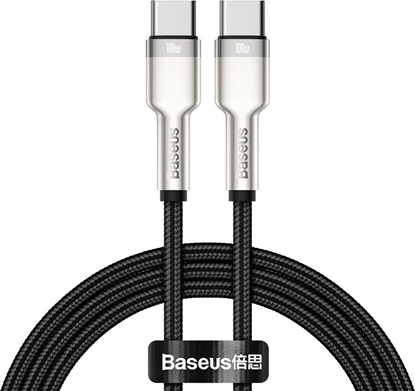 Изображение Kabel USB Baseus USB-C - USB-C 1 m Czarny (baseus_20210316144810)