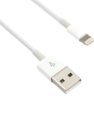 Изображение Kabel USB C-Tech USB-A - Lightning 2 m Biały (CB-APL-20W)