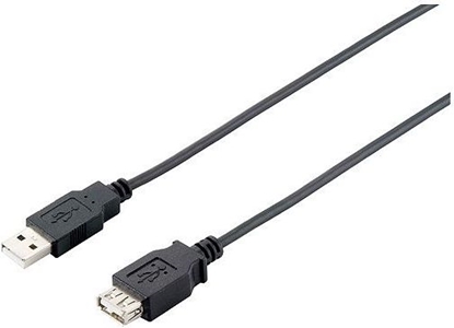 Attēls no Kabel USB Diverse USB-A - USB-A 1.8 m Czarny