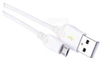 Attēls no Kabel USB Emos USB-A - microUSB 1 m Biały (SM7004W)