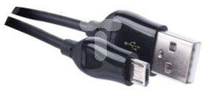 Attēls no Kabel USB Emos USB-A - microUSB 1 m Czarny (SM7004B)