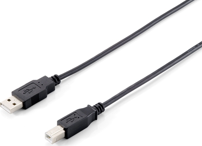 Изображение Kabel USB Equip USB-A - USB-B 1.8 m Czarny