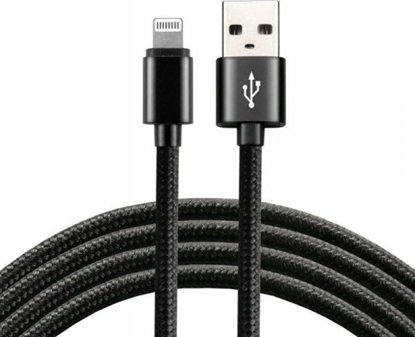 Picture of Kabel USB EverActive USB-A - Lightning 2 m Czarny (CBB-2IB)