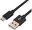 Изображение Kabel USB EverActive USB-A - microUSB 0.3 m Czarny (CBB-0.3MB)
