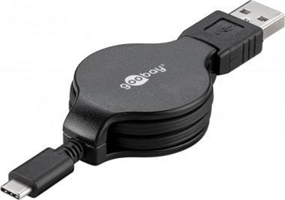 Picture of Kabel USB Gembird USB-A - USB-C 1 m Czarny (45743)