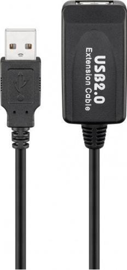 Picture of Kabel USB Goobay USB-A - USB-A 10 m Czarny (533888)
