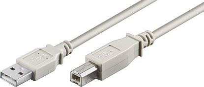 Picture of Kabel USB Goobay USB-A - USB-B 3 m Szary (68713)