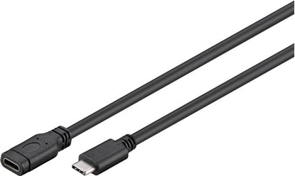Изображение Kabel USB Goobay USB-C - USB-C 1 m Czarny (45393)