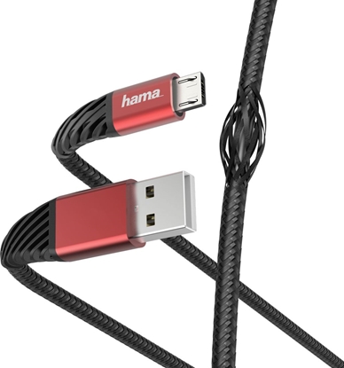 Attēls no Kabel USB Hama USB-A - microUSB 1.5 m Czarny (001872160000)