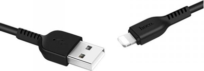 Изображение Kabel USB Hoco USB-A - Lightning 1 m Czarny (6957531068808)