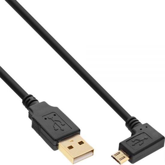 Изображение Kabel USB InLine USB-A - microUSB 2 m Czarny (31720T)