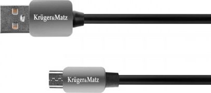 Attēls no Kabel USB Kruger&Matz USB-A - 1.8 m Czarny (KM0331)