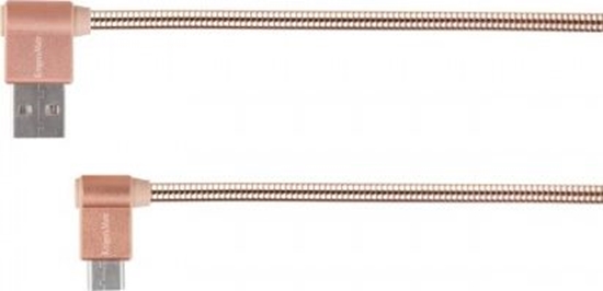 Picture of Kabel USB Kruger&Matz USB-A - USB-C 1 m Róowy (KM0361)