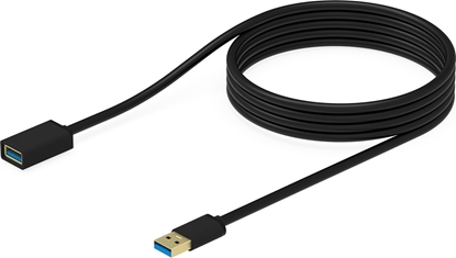 Attēls no Kabel USB Krux USB-A - USB-A 1.5 m Czarny (KRX0053)