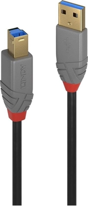 Picture of Lindy 1m USB 3.2 Type A to B Cable, Anthra Line