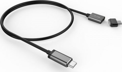 Изображение Kabel USB LMP USB-C - USB-C 3 m Czarny (Magnetic Safety cable 3 m Space Gray)