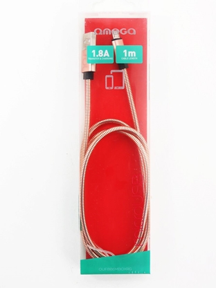 Picture of Kabel USB Omega USB-A - microUSB 1 m Zoty (OUFBB6MBOXRG)