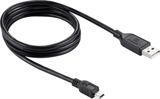 Изображение Kabel USB Puluz USB-A - miniUSB 1 m Czarny (SB4137)