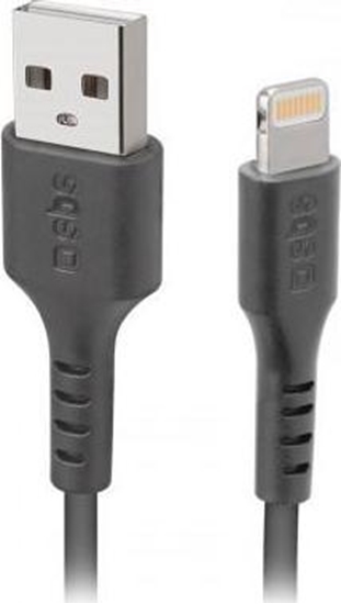 Picture of Kabel USB SBS Mobile USB-A - Lightning 1 m Czarny (JAB-7541185)