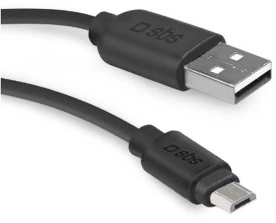 Picture of Kabel USB SBS Mobile USB-A - microUSB 2 m Czarny (TECABLEMICRO2K)