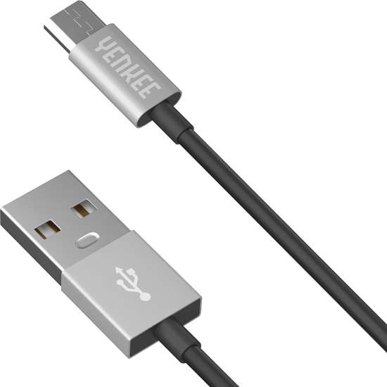 Изображение Kabel USB Sencor USB-A - microUSB 1 m Czarny (YCU 221 BSR)