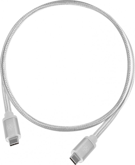 Picture of Kabel USB SilverStone USB-C - USB-C 1 m Biay (52037)