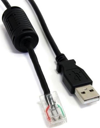 Attēls no Kabel USB StarTech USB-A - RJ-45 1.8 m Czarny (USBUPS06)