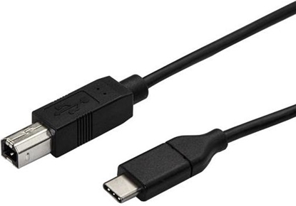 Attēls no Kabel USB StarTech USB-C - USB-B 0.5 m Czarny (USB2CB50CM)