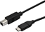 Attēls no Kabel USB StarTech USB-C - USB-B 0.5 m Czarny (USB2CB50CM)