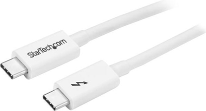 Изображение Kabel USB StarTech USB-C - USB-C 1 m Biały (TBLT3MM1MW)