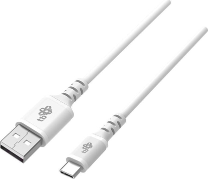 Изображение Kabel USB TB Print USB-A - USB-C 2 m Biały (1_798076)