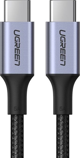 Изображение Kabel USB Ugreen USB-C - USB-C 2 m Szary (56613)