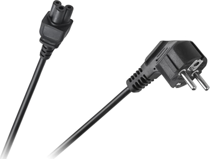 Attēls no Kabel zasilający Cabletech Kabel sieciowy do laptopa (koniczynka) 1.5m Cabletech Eco-Line