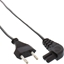 Attēls no Kabel zasilajcy InLine InLine Kabel zasilajcy ktowy Euro do Euro8 - czarny - 10cm