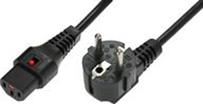 Изображение Kabel zasilający MicroConnect IEC LOCK C13 - R/A SCHUKO (EL182S)