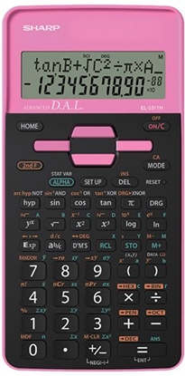 Изображение Sharp EL531THBPK - ROSA calculator Pocket Scientific Black, Pink
