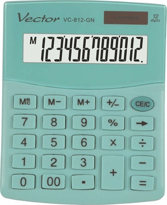 Attēls no Kalkulator Vector Smart 3724 KAV VC-812 GN