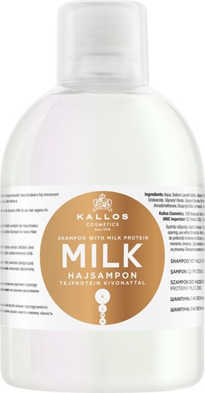 Picture of Kallos KJMN Szampon Milk z wycigiem proteiny mlecznej 1000ml